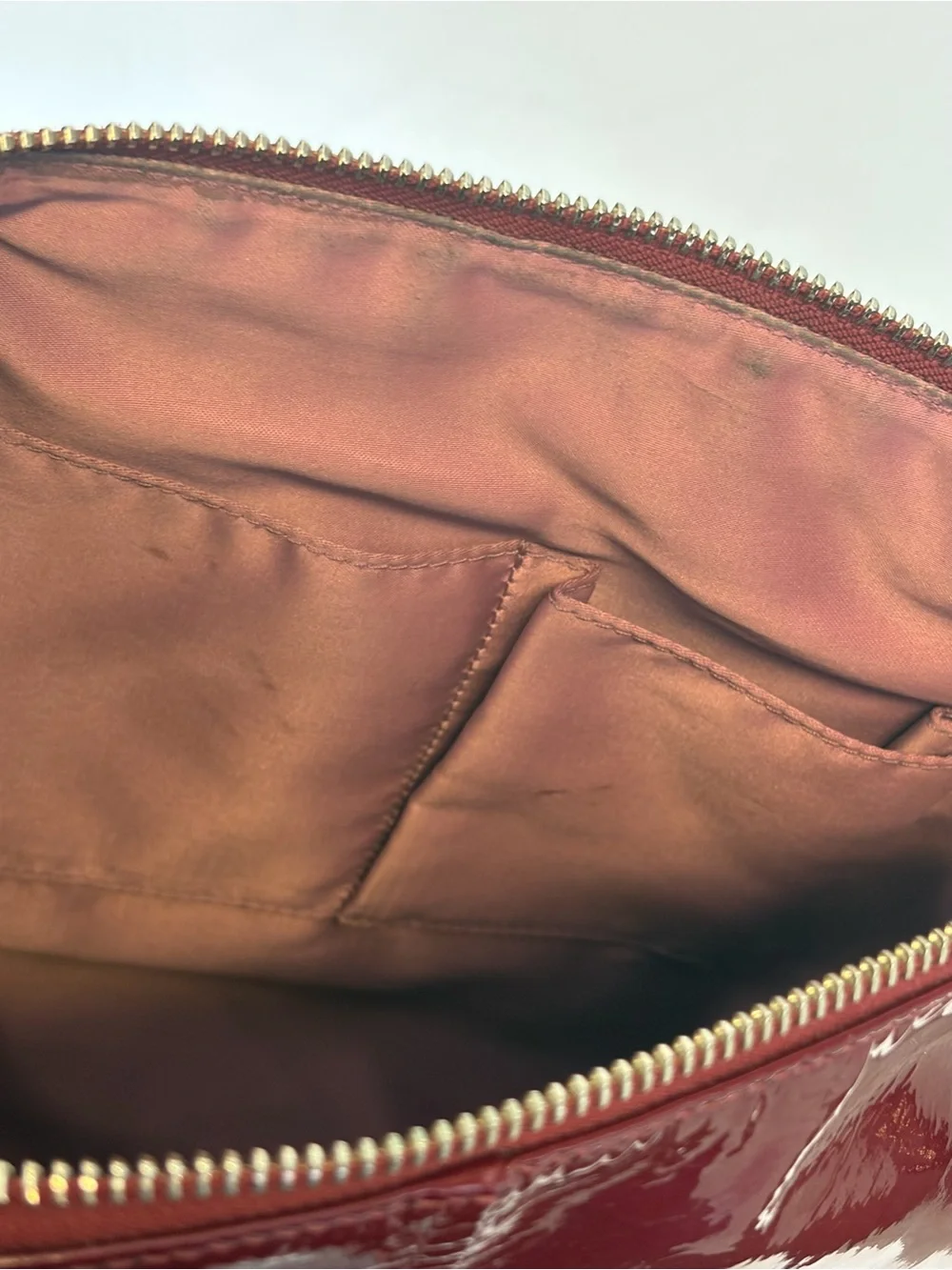 Coach Burgundy Patent Leather Shoulder Bag Y2K SoHo